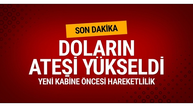 Doların ateşi yine yükseldi! Yeni kabine öncesi...