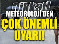 METEOROLOJİDEN UYARI GELDİ KUVVETLİ GELİYOR