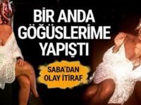 Bayan Kahkaha’ lakaplı güzel sunucu Saba Tümer’den olay itiraf! BİR ANDA GÖĞÜSLERİME YAPIŞTI