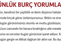 Günlük burç yorumlarınız