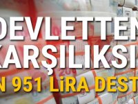 Devletten karşılıksız bin 951 lira destek! Hemen başvurun