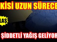 Yarına dikkat : Çok şiddetli yağış uyarısı verildi