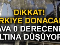 Dikkat! Türkiye donacak. Hava sıcaklıkları 0 derecenin altına düşecek