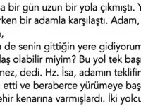 Hazreti İsa ile yolculuk yapan adam – Dünya budur hikayesi