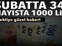 Emeklilere şubatta 340, mayısta 1000 lira