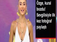 Özge Ulusoy, sevgilisiyle fotoğrafını paylaştı