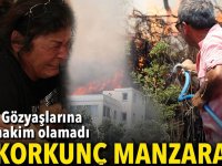 GÖZ YAŞLARINA HAKİM OLAMADI KORKUNÇ MANZARA